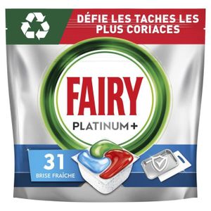 LIQUIDE LAVE-VAISSELLE LOT DE 2 - FAIRY - Brise Fraîche Platinum Plus Tou