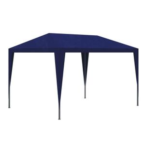 TONNELLE - BARNUM LIU-7385062727960-Tonnelle de jardin Tente de réception Chapiteau Bleu 3x3m