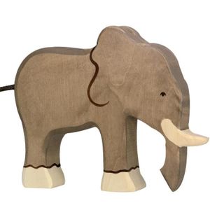 FIGURINE - PERSONNAGE Jouet en bois Goki Holtztiger Elephant