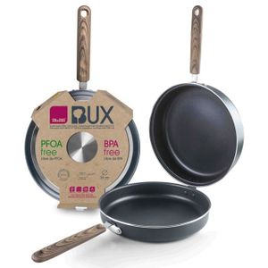 POÊLE - SAUTEUSE IBILI Bux - Poêle Double à Omelette avec Revêtemen