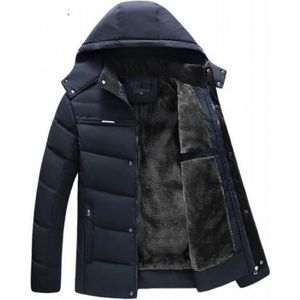 BADHUB Veste Matelassée Légère Pour Hommes Avec Capuche Isolée Manteau D' Hiver Coupe-Vent Fermeture Éclair Veste En Duvet Liquidation D'Hiver