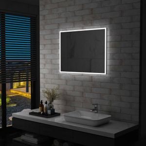 REFURBISHHOUSE 7W 30 LED 5050 SMD Applique de miroir en acier inoxydable impermeable de maquillage mural Lampe declairage salle de bain 85-265v