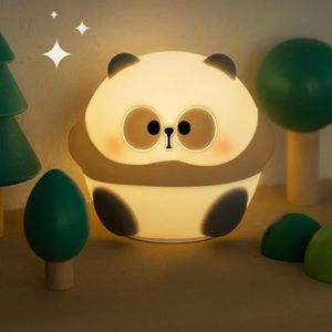 VEILLEUSE BÉBÉ Veilleuse Pour Enfant - Rechargeable Par Usb - Panda Kawaii - Lampe En Silicone - Veilleuse Tactile Avec Minuterie À Intensit[y4379]