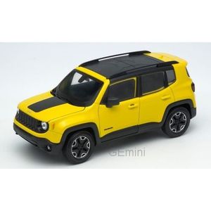 VOITURE - CAMION Miniatures montées - Jeep Renegade Trailhawk jaune