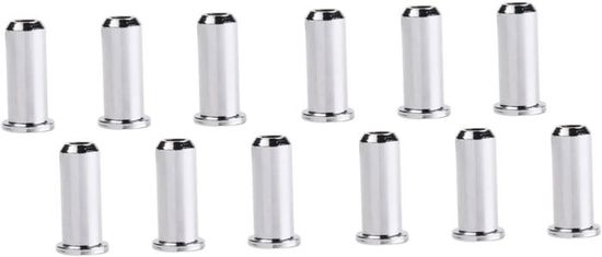 Viroles De Sertissage Hydraulique 3/8" Acier Carbone - Lot De 40 Tiges, Référence 0210-06 - Pour Raccords à 2 Fils