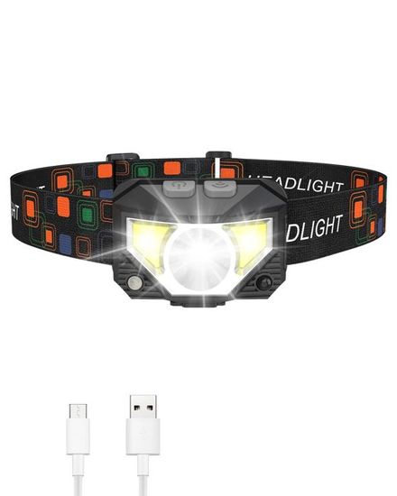 Lampe Frontale LED Rechargeable, 2000 Lumens Ultra Lumineux, 5 Modes Et Ipx6 Classe Etanche Usb Lampe Frontale Rechargeable Reglable A 90 Pour Le Camping En Plein Air La Randonnee 85274725