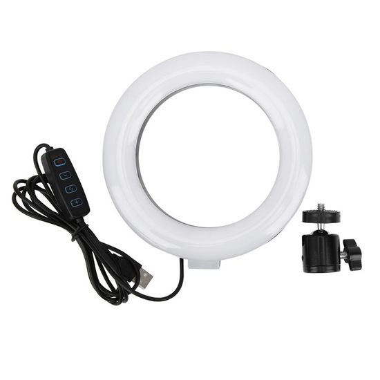 NEEWER 19" Ring Light, Anneau Lumineux Avec Support, 3 Supports De Téléphone, Émetteur USB 2,4G