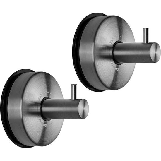 Lot 4 Crochet Mural Réutilisable Puissant Charge 5Kg, Crochet Ventouse Salle De Bain Porte Serviette Couronne Peignoir Manteau Torchon Nouvelle Pat Re Cuisine