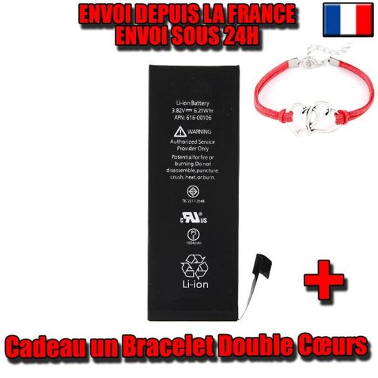 Batterie Neuve Compatible IPhone 5 - Remplacement Interne - Marque Générique - Origine Chine