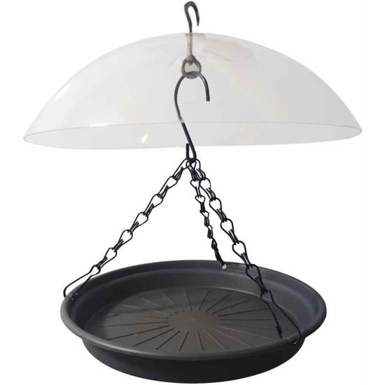 Mangeoire Suspendue KOTARBAU® Pour Oiseaux Sauvages - Design Cabane, Plastique Résistant