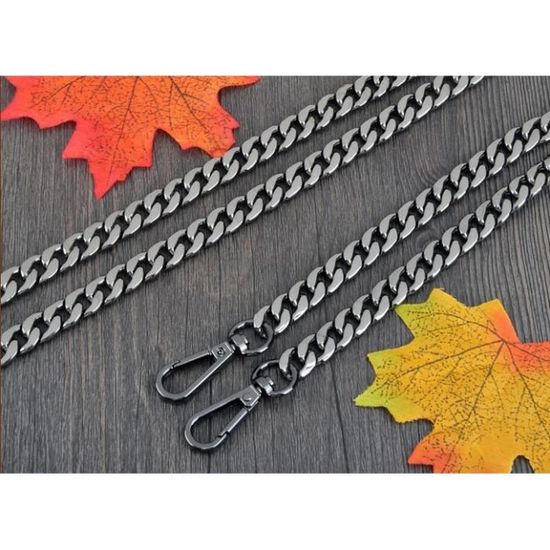 Sangle De Remplacement En Chaîne Métallique Pour Sac à Bandoulière - Couleurs Or Pâle, Argent, Noir, Cuivre