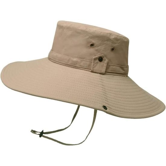 Chapeau De Pêcheur à Larges Bords - Pliable Et Respirant UPF50+ (55-60cm)