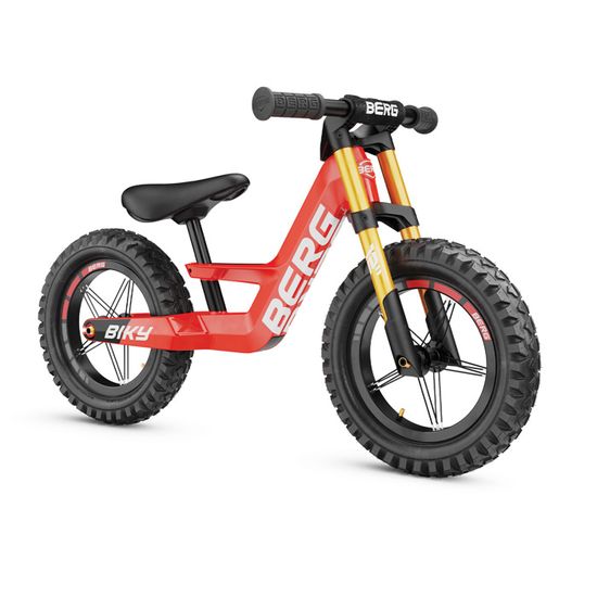 Draisienne - BERG - Biky Cross Rouge - Vélo d'équilibre pour enfants de 2 à 5 ans - Extérieur - Mixte
