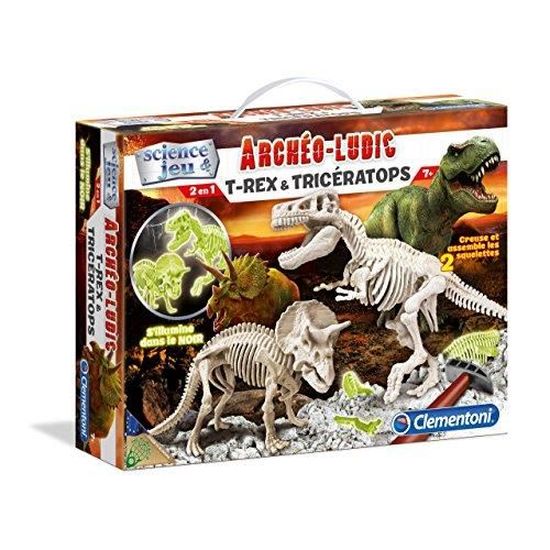 Clementoni Juego científico «Trex Triceratops» A1503085 