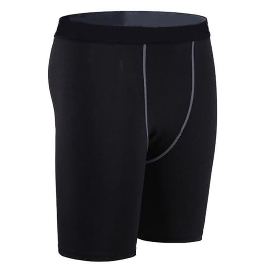 Shorts Compression Homme Ruowuhen - Séchage Rapide, Respirant - Course, Cyclisme, Gym - Avec Poche - Taille Élastique - 2
