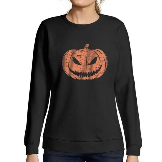 Sweatshirt Automne Saison Des Citrouilles Pour Femmes - Pull Confortable Automnal