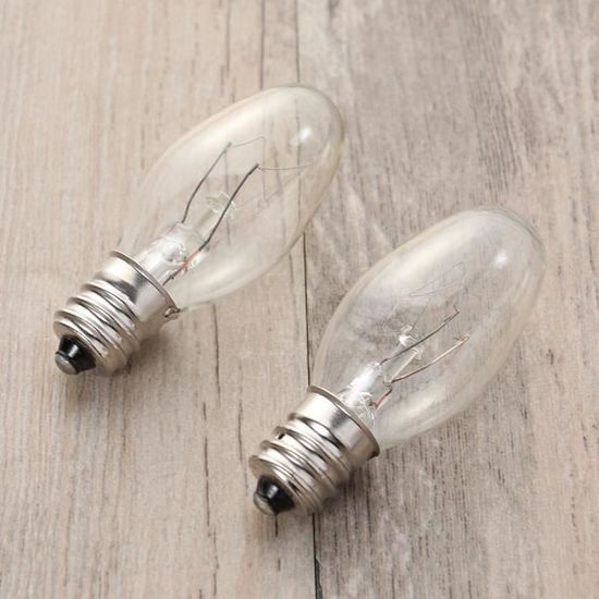 Ampoule à Sel 10W E12 220V - Pour Lampe à Sel Himalayenne, Chauffe-bougie - Lumière Chaude 2700K