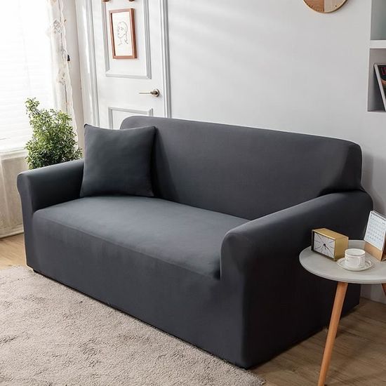 Housse De Canapé 3 Places Imperméable Et Extensible - Style Jacquard - Lavable En Machine