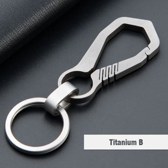 Kit de 4 Pièces Mousqueton Porte Clés en Alliage de Zinc - CHICHENG