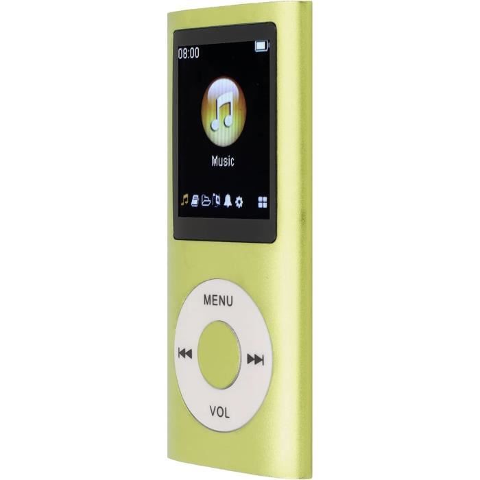 Lecteur MP3 Portable 64 Go Avec Haut-Parleur - Écran 1.8", Rechargeable, Supporte FLAC/APE (Bleu)