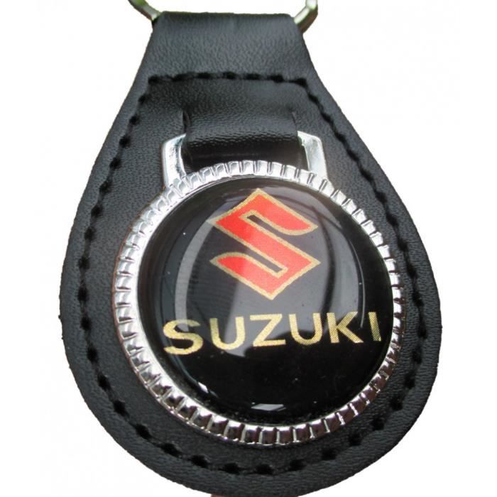 Porte Clé Métal Cuir Nissan Logo Noir Auto Voiture Pulsar Patrol Juke