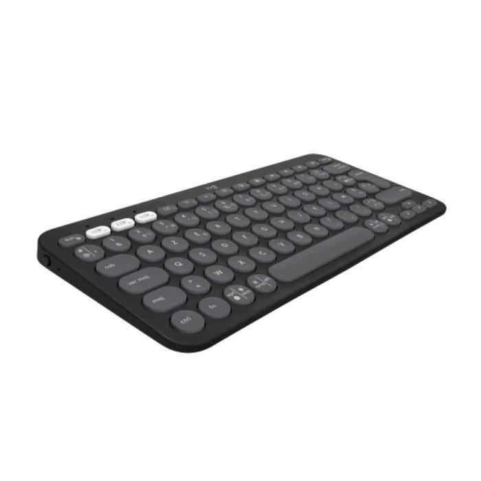 LOGITECH - Clavier sans fil - Pebble Keys 2 K380s - Bluetooth - Bouton Easy-Switch - Graphite - (920