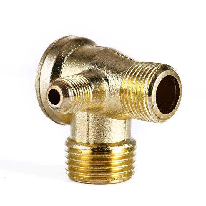 20*16*10MM Valve de 3 Bouches Anti-retour Connecteur pour compresseur d'air
