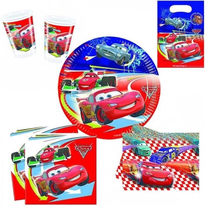 Set Anniversaire Décor 'Cars RSN'