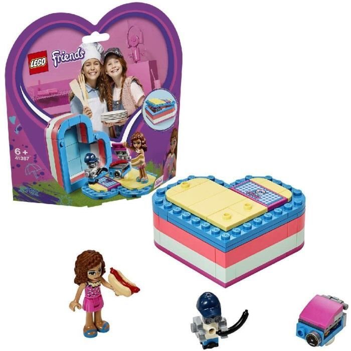 Jeux de construction LEGO®-Friends La boîte cœur d'été d'Olivia Jouet pour Fille et Garçon à Partir de 6 Ans et Plus, 93 52566
