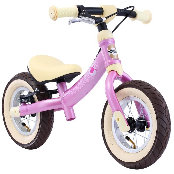 BIKESTAR - Draisienne - 10 pouces - pour enfants de 2-3 ans - Edition Sport 2-en-1 - garçons et filles - Rose