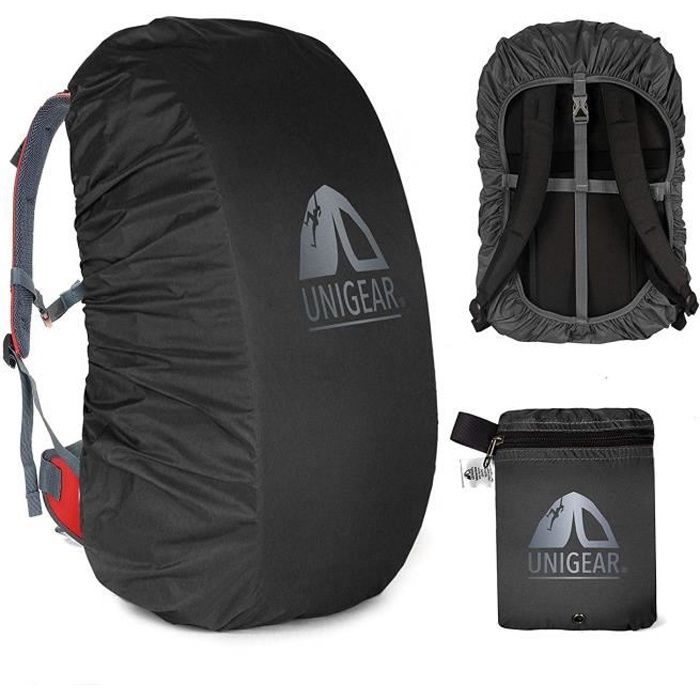 Unigear Housse de Sac à Dos Anti Pluie, 15-80L Housse de Protection Imperméable Étanche Anti-Poussière Résistant à l'abrasion Dur