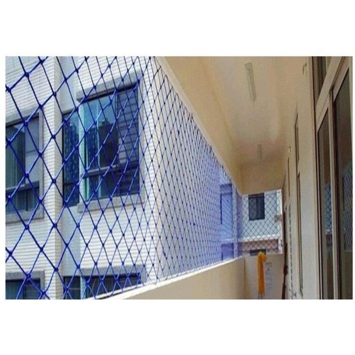 LSLS Filet securite escalier Clôture, Barrière Animal Enfants Bleu, Barrière De Fenêtre Balcon Escalier Barriere de securité (S A341