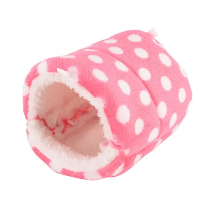 Corbeilles,Hamster pour animaux de compagnie hamac Cage Mini Animal vivant nid hiver chaud maison en peluche doux - Type 2-M
