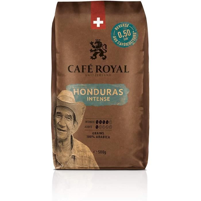 Café Royal Honduras Intense Café en Grains Intensité 4/5 - 500 g