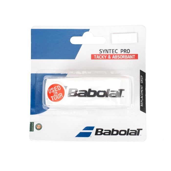 Grip raquette de tennis Syntec pro grip blanc