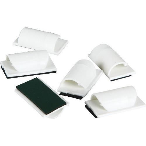 Attache-câbles D-Line Blanc (lot de 6)