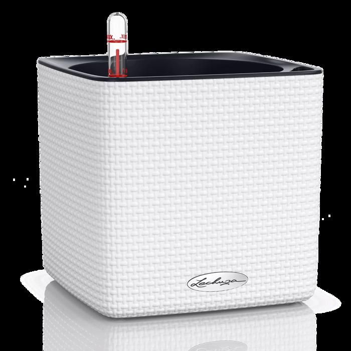 Lechuza Pot De Fleurs Cube Couleur 16 Blanc