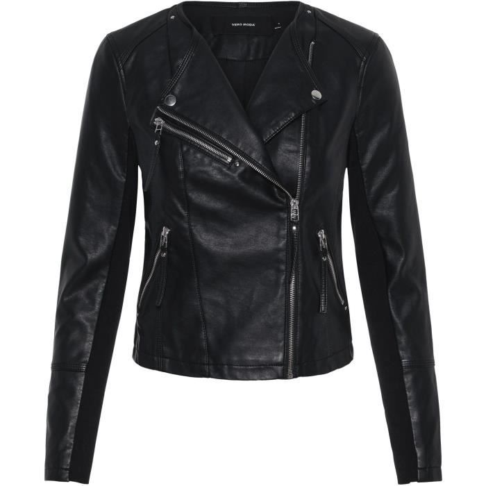 VERO MODA Veste courte - Femme - Noir