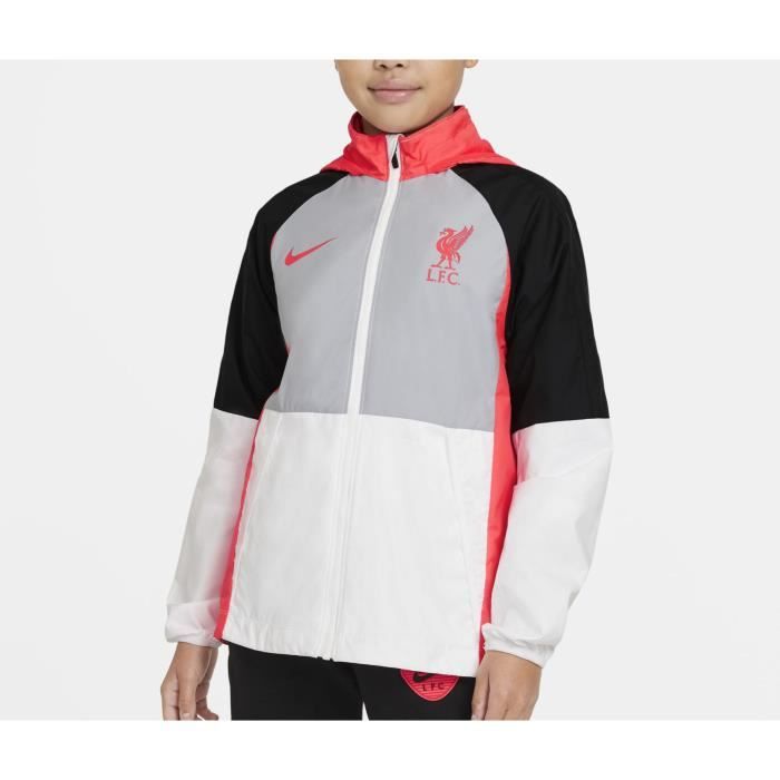 Veste à capuche Liverpool Blanc Junior 100 % Polyester