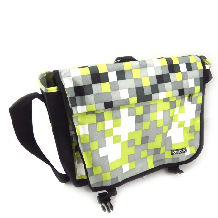 Sac messenger -Reebok- vert gris (spécial ordin…