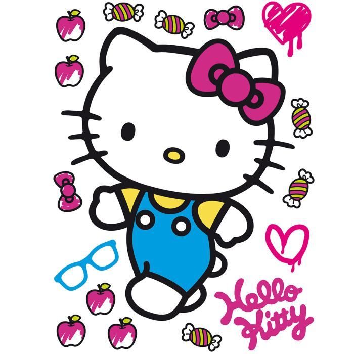 Stickers géant Hello Kitty Bonbon Sanrio