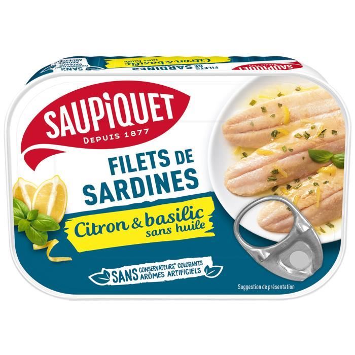 Filets de sardines marinade 120 g Saupiquet