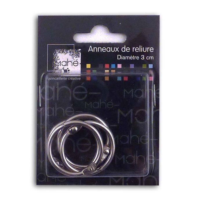 MAHÉ Jeu 4 Anneaux Reliure 3,0Cm