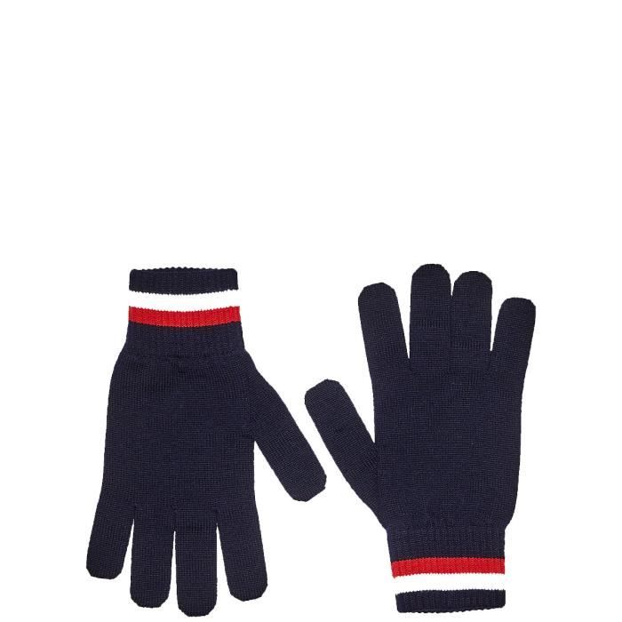 Gants en laine Tommy Hilfiger ref_50251 DW5 Bleu