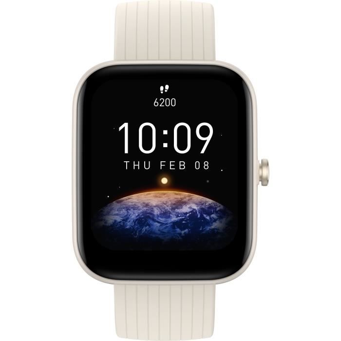 Montre - AMAZFIT - Bip 3 Pro - 1,69 pouce - Crème