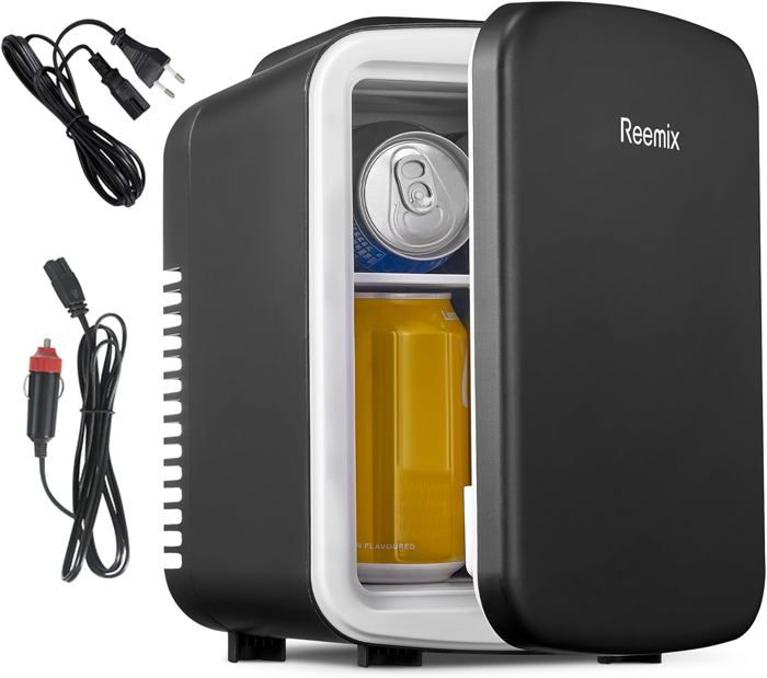 Ceinture Porte-Bière 6 Canettes - Noire Réglable Pour Camping, Randonnée, Fêtes - Portable Et Léger