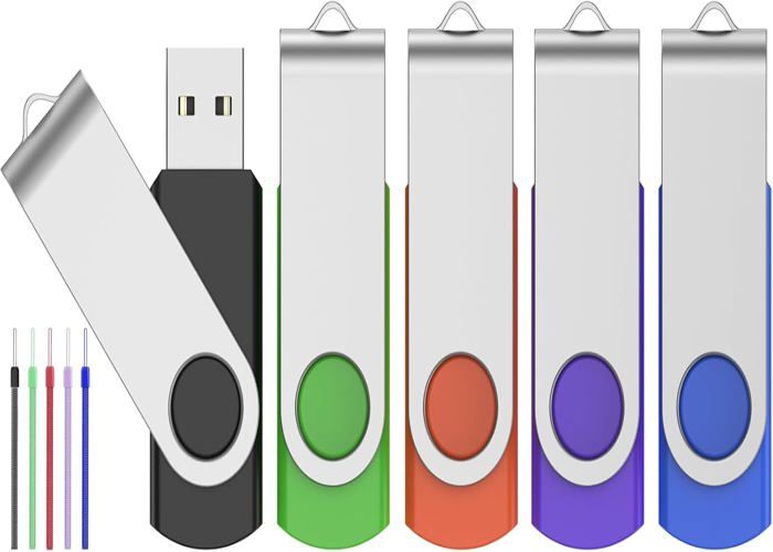 JOIOT Lot de 5 clés USB 3.0 à Double Interface USB-A et USB-C 3.0 de 64