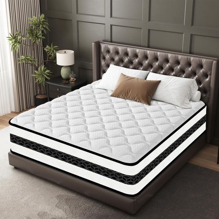 Matelas Mousse à Mémoire De Forme Nuits D'Or 140x190 - 27 Cm - 7 Zones - Ferme - Luxe