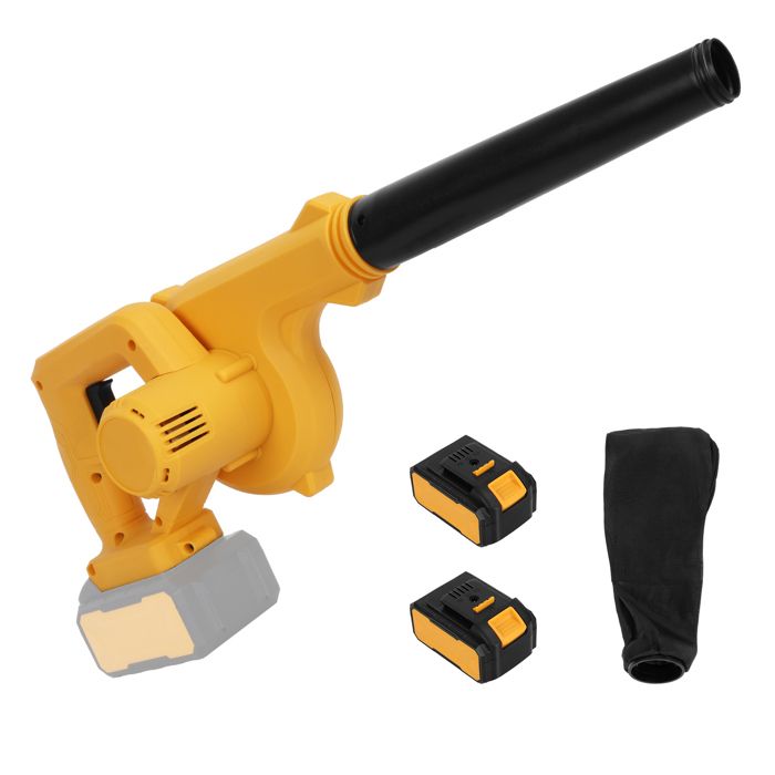 Souffleur De Feuilles Sans Fil Avec Batterie 2×6.0 Ah Et Chargeur,3 Vitesse Max 510m³/h Portable 1.4kg , Pour Cour, Pelouse, Jardin,Parkside