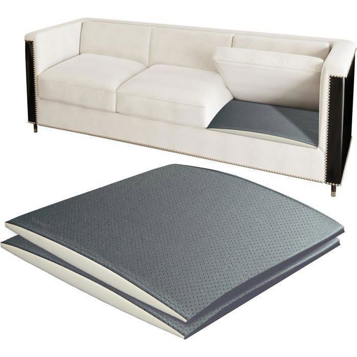 VERCART Lot de 2 coussins de canapé incurvés - Planche de support - cale sous canape - 52 x 52 cm